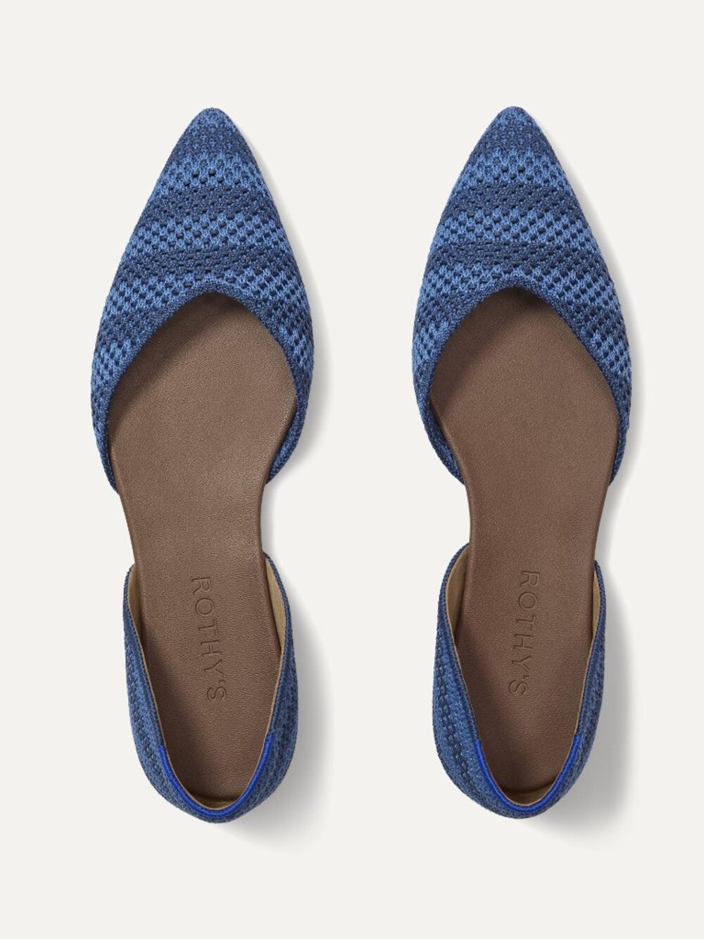 Rothy's The D'Orsay Point - Sea Stripe Size 9